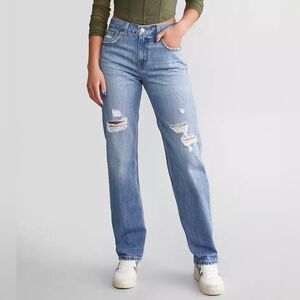 Levi’s Distressed Blue Jeans straight